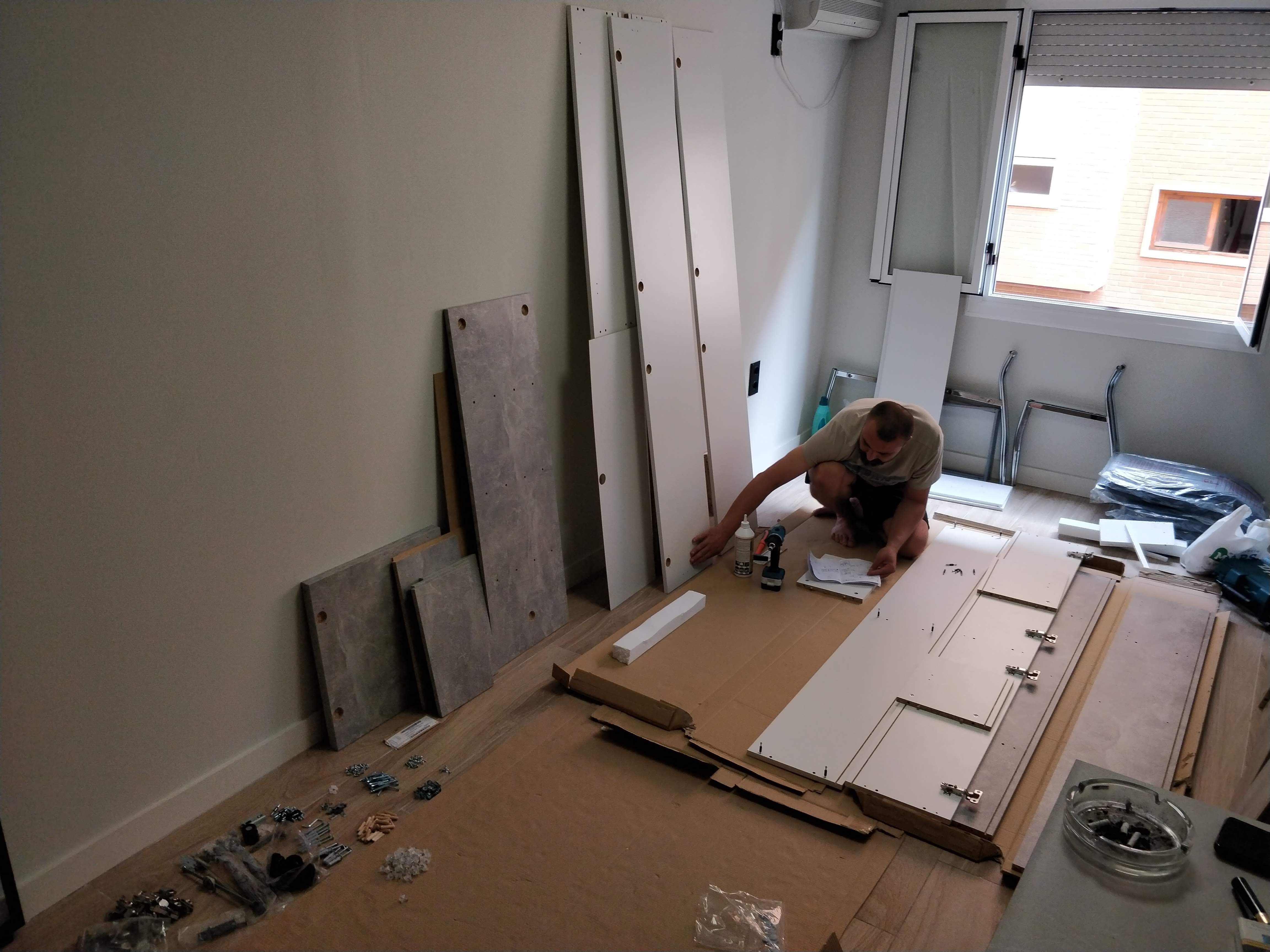 CBHandyman installation of furniture.